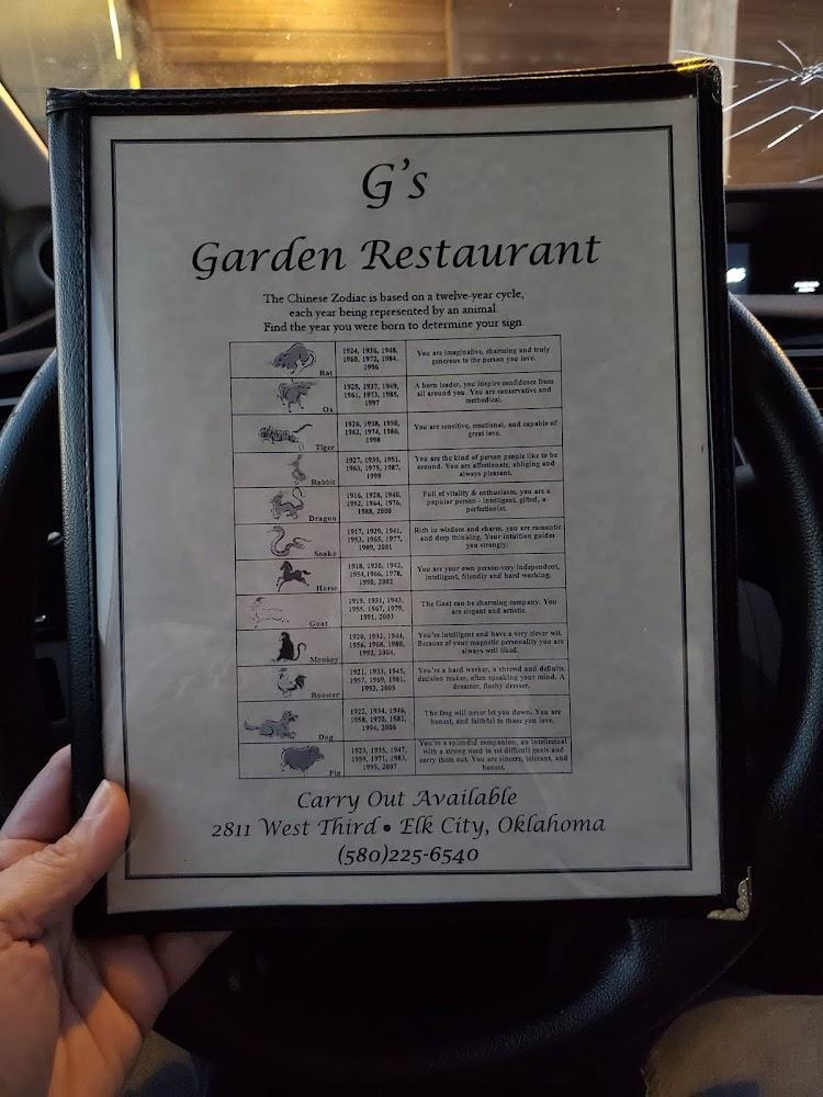 G's Garden Restaurant Menu image 2